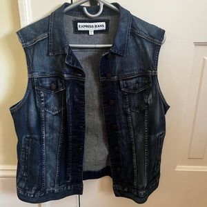 Express size L jean vest